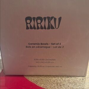 Ceramic Bowls Set - Cream